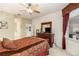 Spacious bedroom with wood furniture and plenty of natural light at 19157 Meadow Pine Dr, Tampa, FL 33647