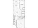 Detailed floor plan showcasing the layout of the home, including dimensions of each room at 1957 Whitney Oaks Blvd, Clearwater, FL 33760