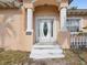 House exterior with white steps, columns, and an arched entryway at 2201 30Th N Ave, St Petersburg, FL 33713