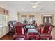 Living room with dark wood furniture and hardwood floors at 2201 30Th N Ave, St Petersburg, FL 33713