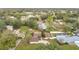 Aerial view of a residential neighborhood at 23315 Charlston Pl, Land O Lakes, FL 34639