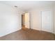 Spacious bedroom with neutral walls and carpet at 23315 Charlston Pl, Land O Lakes, FL 34639