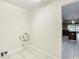 Laundry room with hookups and kitchen view at 23315 Charlston Pl, Land O Lakes, FL 34639