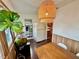 Kitchen features white fridge and access to laundry/storage at 3409 Tarlton N St, St Petersburg, FL 33713
