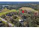 Expansive aerial view of the property featuring lush greenery and the surrounding landscape at 4501 Keene Rd, Plant City, FL 33565
