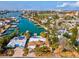 Property features a pool, waterfront access and solar panels at 529 80Th Ave, St Pete Beach, FL 33706