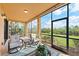 Enjoy the view from this screened porch, perfect for relaxing at 10043 Crooked Creek Dr # 101, Venice, FL 34293