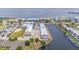 Aerial view of community and waterfront location at 1623 Sea Haven Dr # 301, Punta Gorda, FL 33950