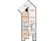 Two-bedroom condo floor plan with balcony and kitchen at 17980 Gulf Blvd # 103, Redington Shores, FL 33708
