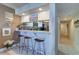 Well-equipped kitchen with breakfast bar at 17980 Gulf Blvd # 103, Redington Shores, FL 33708