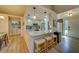 Modern kitchen with granite countertops and stainless steel appliances at 2035 Nash Dr, Clearwater, FL 33763