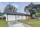 Inviting one-story home boasting a well-maintained lawn, attached garage, and white trimmed windows at 22702 Penny Loop, Land O Lakes, FL 34639