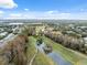 Aerial view of golf course and surrounding community at 3309 Lori Ln, New Port Richey, FL 34655