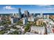Scenic aerial cityscape with ocean views, showcasing the urban skyline and coastal charm at 600 3Rd S Ave # 401, St Petersburg, FL 33701