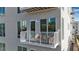 Nice balcony with seating, offering a tranquil outdoor space at 600 3Rd S Ave # 401, St Petersburg, FL 33701