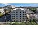 Modern building exterior featuring balconies and contemporary design, showcasing urban living at its finest at 600 3Rd S Ave # 401, St Petersburg, FL 33701