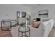 Modern living room features a comfortable sofa and stylish decor at 600 3Rd S Ave # 401, St Petersburg, FL 33701