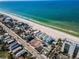 Aerial view of beachfront homes and properties at 820 Gulf Blvd # S 1-3, Indian Rocks Beach, FL 33785