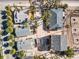 Aerial view of houses and palm trees at 820 Gulf Blvd # S 1-3, Indian Rocks Beach, FL 33785