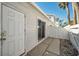 Private backyard with patio and fence at 820 Gulf Blvd # S 1-3, Indian Rocks Beach, FL 33785