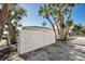 White picket fence providing privacy to the property at 820 Gulf Blvd # S 1-3, Indian Rocks Beach, FL 33785