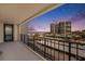 Private balcony offering stunning ocean and sunset views at 1400 Gulf Blvd # 406, Clearwater Beach, FL 33767