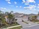Two-story home with double garage and landscaped yard; nice community view at 19315 Hawk Valley Dr, Tampa, FL 33647