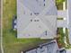 Aerial view of a house roof and backyard at 19315 Hawk Valley Dr, Tampa, FL 33647