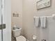 Small bathroom with toilet and minimal decor at 19315 Hawk Valley Dr, Tampa, FL 33647