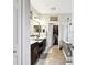 Elegant bathroom with double vanity, large mirror, and walk-in shower at 19315 Hawk Valley Dr, Tampa, FL 33647