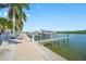 Private dock with walkway and boat slips at 19417 Gulf Blvd # C-211, Indian Shores, FL 33785