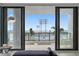 Private balcony boasting stunning water and city views at 301 1St S St # 803, St Petersburg, FL 33701