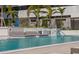 Relaxing pool area with comfortable seating and water features at 301 1St S St # 803, St Petersburg, FL 33701
