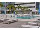 Resort-style pool with in-water seating and fountains at 301 1St S St # 803, St Petersburg, FL 33701