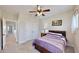 Spacious bedroom with a double bed and walk-in closet at 5221 Wishing Arch Dr, Apollo Beach, FL 33572
