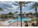 Large community pool area with water features at 5221 Wishing Arch Dr, Apollo Beach, FL 33572
