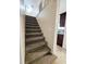 Carpeted stairs leading upstairs at 7211 Waycross Ave, Tampa, FL 33619