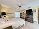 Main bedroom with a ceiling fan and ample closet space at 2281 Lake Arbor Blvd, Clearwater, FL 33763