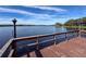 Peaceful lake view from a wooden dock at 2281 Lake Arbor Blvd, Clearwater, FL 33763