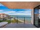 Relaxing balcony boasting breathtaking ocean and beach views at 6145 Sun Blvd # 607, St Petersburg, FL 33715