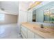 Bathroom with vanity and tub shower combo at 6145 Sun Blvd # 607, St Petersburg, FL 33715