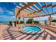 Community hot tub with pergola and waterfront view at 6145 Sun Blvd # 607, St Petersburg, FL 33715
