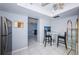 Kitchen with breakfast bar and stainless steel appliances at 6145 Sun Blvd # 607, St Petersburg, FL 33715