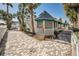 Hexagonal paved pathway leads to beach cottage at 822 Gulf Blvd # 4-6, Indian Rocks Beach, FL 33785