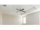 Bright bedroom with neutral walls and a ceiling fan at 10147 Newminster Loop, Ruskin, FL 33573