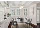 Elegant dining room with a built-in hutch and hardwood floors at 2851 Bayshore Trails Dr, Tampa, FL 33611