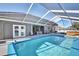 Screened pool and spa with large deck at 5156 Mentmore Ave, Spring Hill, FL 34606