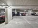 Spacious parking garage with assigned parking spaces and ample lighting provides secure vehicle storage at 912 Channelside Dr # 2601, Tampa, FL 33602