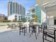 Inviting patio area with outdoor seating, perfect for gatherings and enjoying the surroundings at 912 Channelside Dr # 2601, Tampa, FL 33602