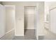 Bedroom with double door closet and access to bathroom at 14625 Par Club Cir, Tampa, FL 33618